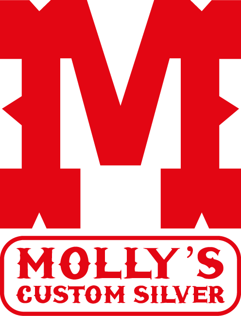 molly's custom silver logo