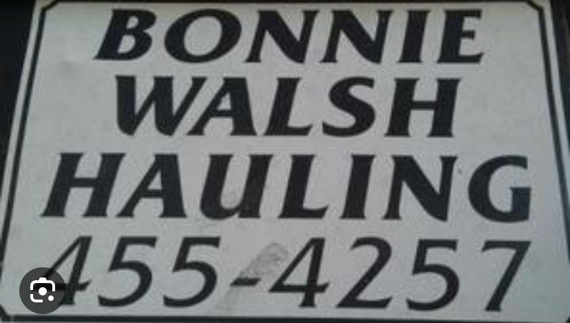 bonnie walsh hauling logo